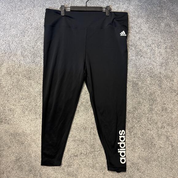 Adidas Leggings Sz 2XL AEROREADY Primegreen High Waist 7/8 GN8562 Athletic Yoga - Picture 1 of 13